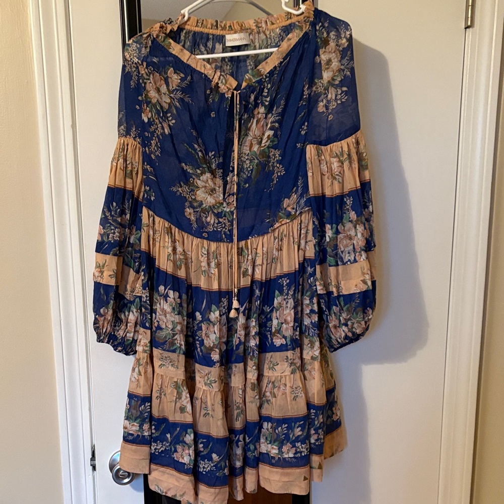Zimmerman Floral Bohemian Dress -off shoulder